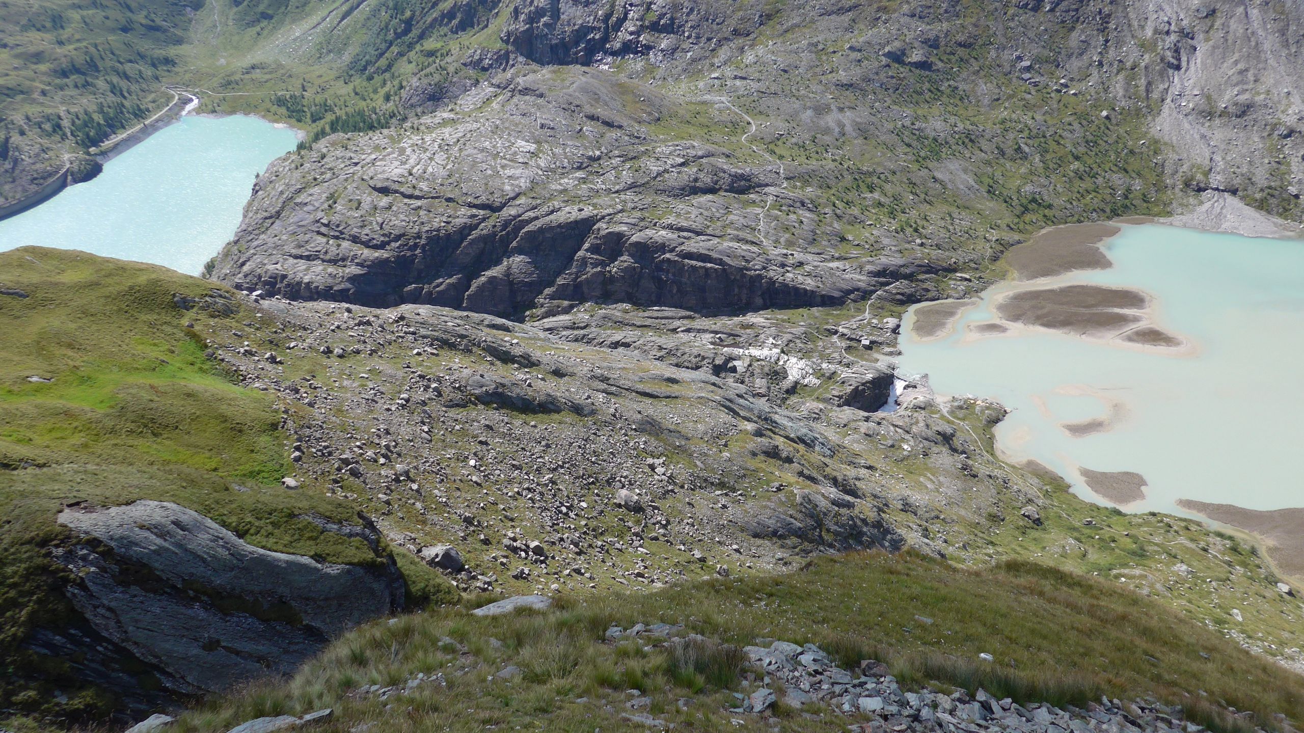 Rückweg von oben
